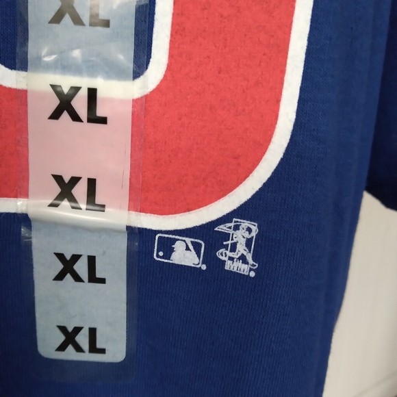 New XL Chicago Cubs Baseball  Castro #13 Shirt Genuine MLB  LIC#  Merch.  Cotton - Picture 14 of 14